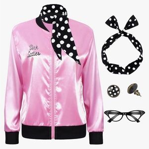 Grease Pink Ladies Jacket & Accessories